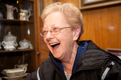 Vivian Sullivan, Wanda's Burnside neighbor and friend. Photo by Pat Arnow. 